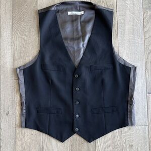 Kenneth Cole Black Formal Vest